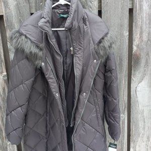 Lauren Ralph Lauren Quilted Winter Coat with hood